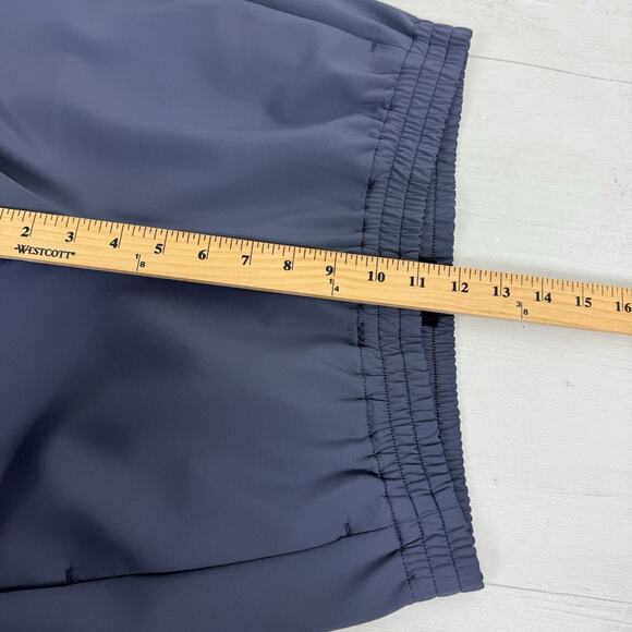 Theory Tapered Leg Pull On Pants Knit Tech Size 6 Gray Stretch Pockets Casual - Picture 13 of 16